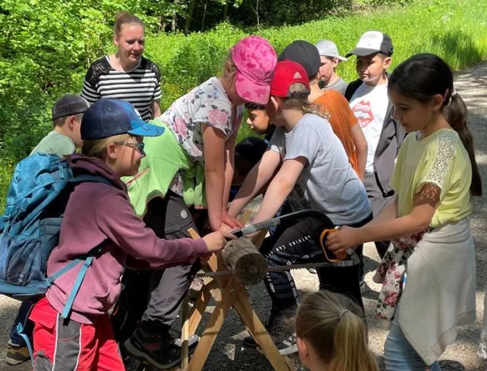 Projektwoche Wald an der GWRS Oberrot
